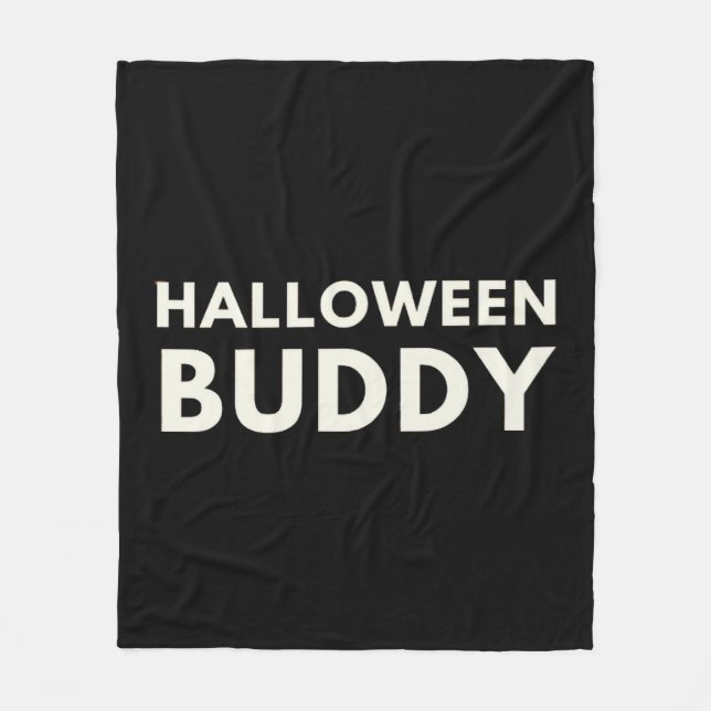 Halloween Buddy Fleecefilt (Framsidan)
