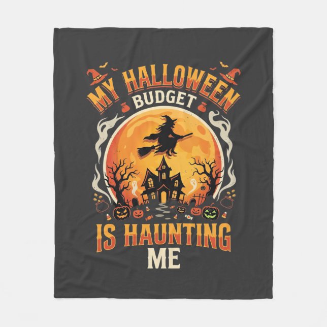 Halloween Budget Skräck Fleecefilt (Framsidan)