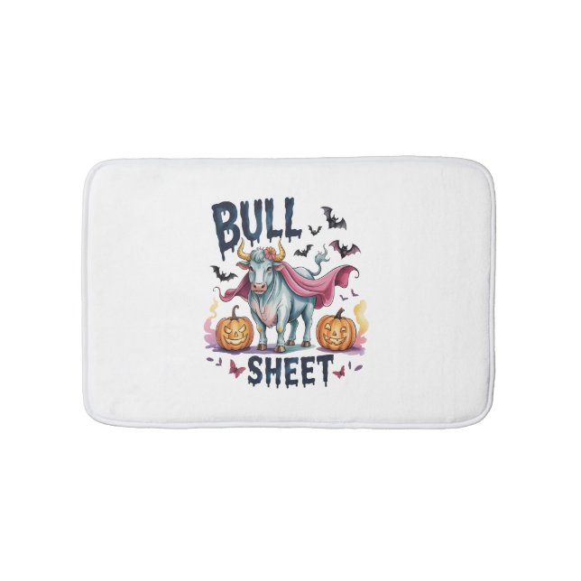 Halloween Bull Lakan,Funny Ghost Cow Badrumsmatta (Framsidan)