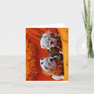 "Halloween Bulldog" Kort