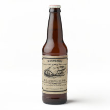 Halloween Bullfrog Slime Apothecary Beer-etikett