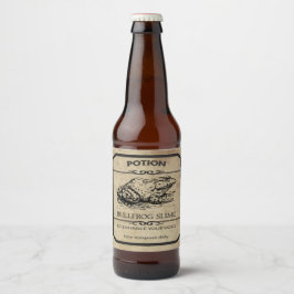 Halloween Bullfrog Slime Apothecary Beer-etikett Ölflaska Etikett
