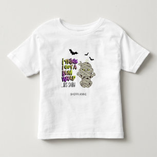 Halloween Bum Wrap Mummy Baby Grön ID683 T Shirt
