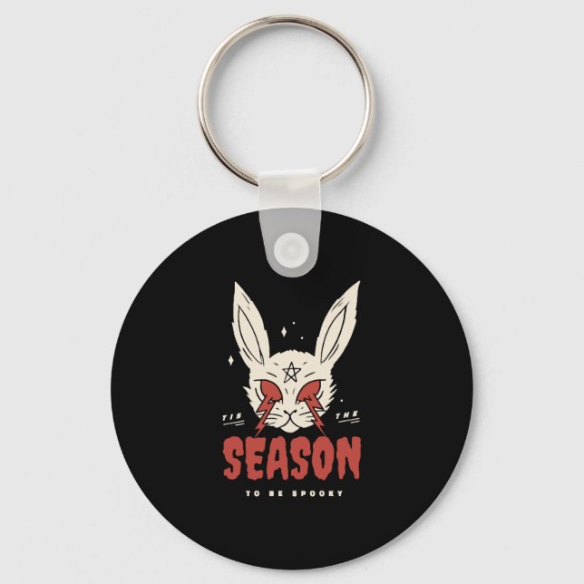 Halloween Bunny Nyckelring (Framsida)