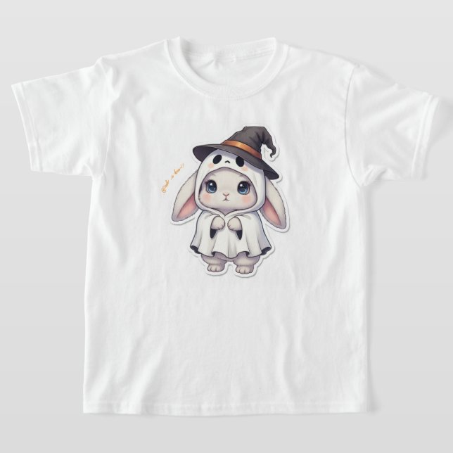 Halloween Bunny  T Shirt (Laydown)