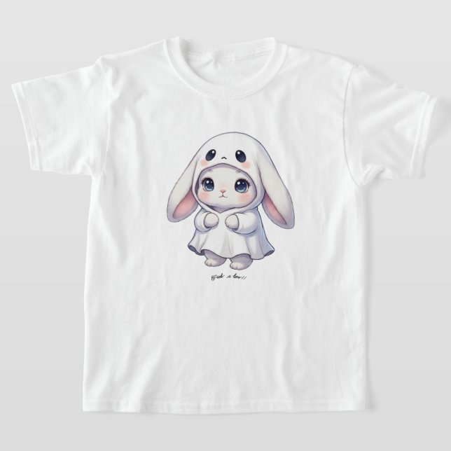 Halloween Bunny  T Shirt (Laydown)