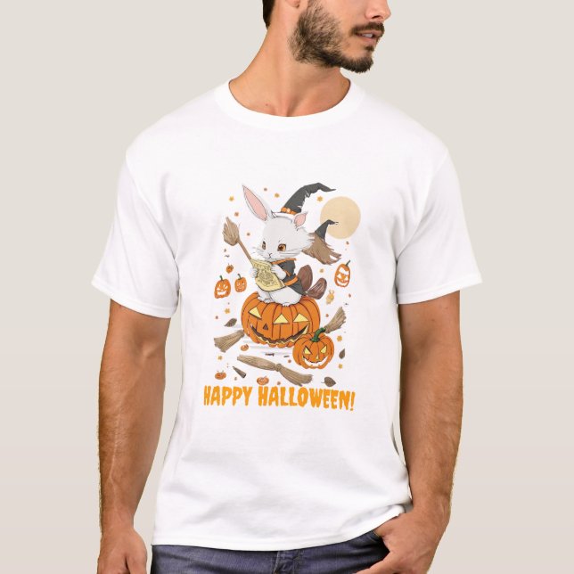 Halloween Bunny T Shirt (Framsida)