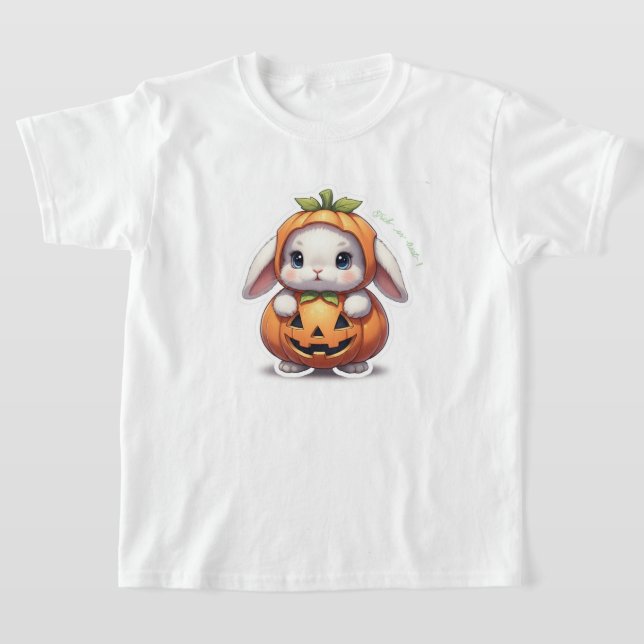 Halloween Bunny  T Shirt (Laydown)