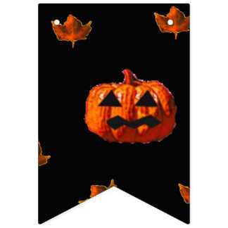 halloween buntning flagga