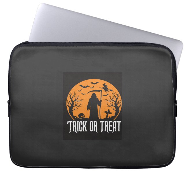 Halloween Bus eller Bounty Döden Design_1 Laptop Fodral (Framsidan)
