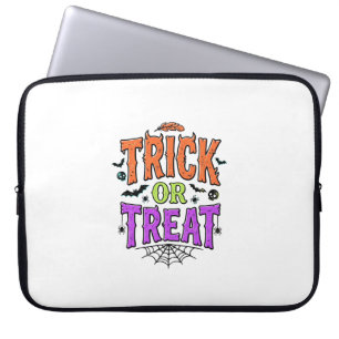 Halloween Bus eller Bytes Rollig Spindelväv Retro_ Laptop Fodral