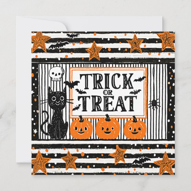 Halloween Bus eller Godis (Framsida)