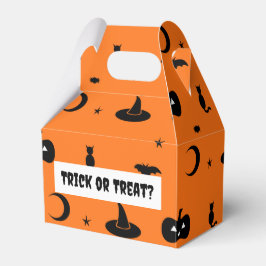 Halloween Bus eller godis Bag Presentaskar