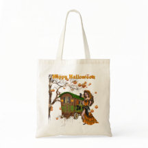 Halloween Bus eller godis Candy Bag med zigenare