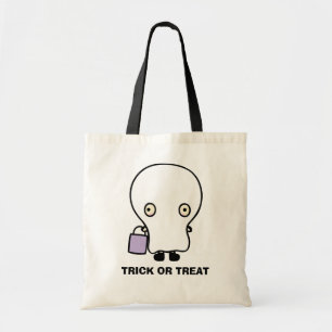 Halloween Bus eller godis Candy Bag Tygkasse