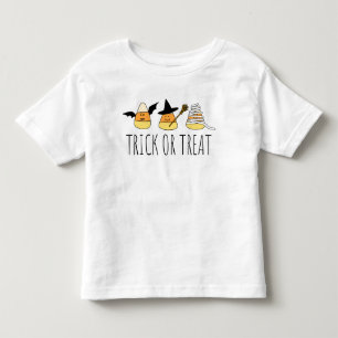 Halloween Bus eller godis Candy corn T Shirt