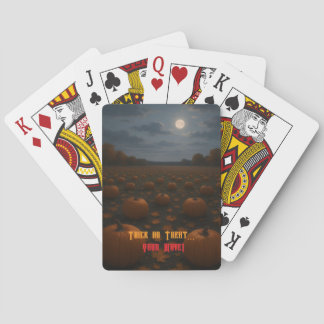 Halloween Bus eller godis Classic-spelkort Casinokort
