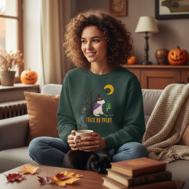 Halloween Bus eller godis CrewnackSweatshirt T Shirt