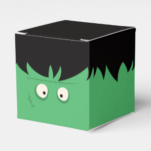 Halloween Bus eller godis Cute Frankenstein Monste Presentaskar