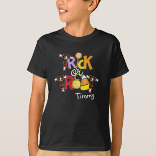 Halloween Bus eller Godis Enkel Whimsy T Shirt
