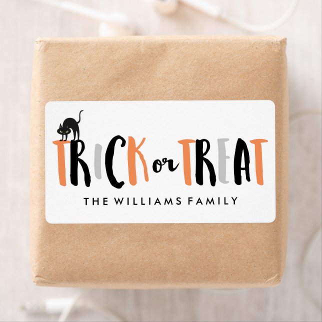 Halloween Bus eller godis Fraktsedel (Insitu)