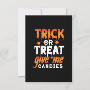 Halloween Bus eller godis Ge Me Candies OSA Kort