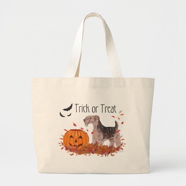 Halloween Bus eller Godis Jumbo Tygkasse (Framsidan)