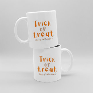 Halloween Bus eller godis-kaffe Mugg