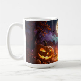 Halloween Bus eller godis Kaffemugg