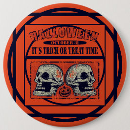 Halloween-Bus eller godis Knapp