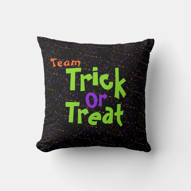 Halloween/Bus eller godis / Kudde (Framsida)