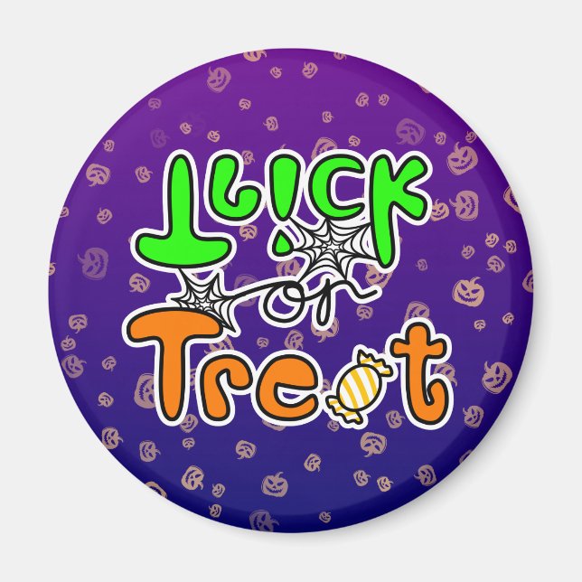 Halloween Bus eller Godis Magnet (Framsidan)