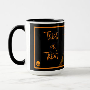 Halloween Bus eller godis Mugg