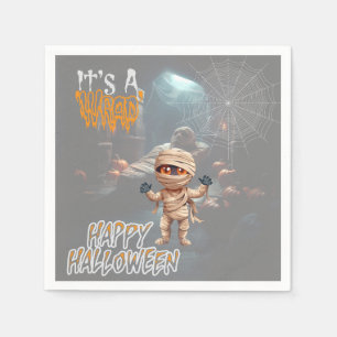 Halloween Bus eller Godis Mummens håla Pappersservett