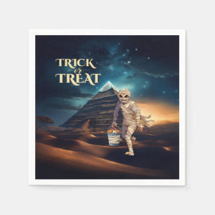 Halloween Bus eller Godis Mummy Pappersservett