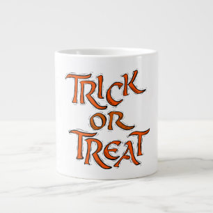 Halloween Bus eller godis Ord Jumbo Mugg