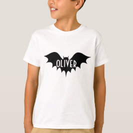 Halloween bus eller godis personlig monogram t shirt