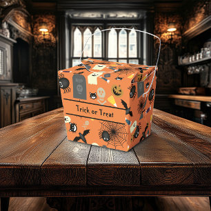 Halloween Bus eller godis Presentaskar