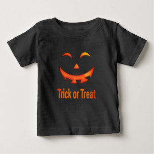 Halloween Bus eller Godis Pumpa Ansikte T Shirt