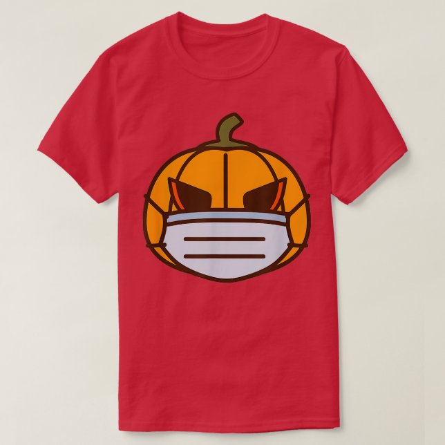 Halloween Bus eller godis Pumpkin Scary Halloween  T Shirt (Design framsida)