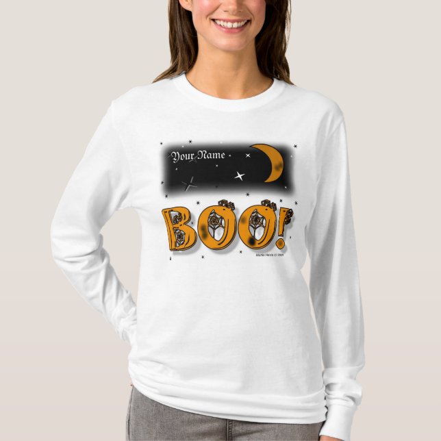 Halloween - Bus eller godis Shirt (#3) Tee (Framsida)