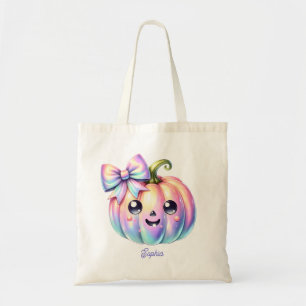 Halloween Bus eller godis Shoulder Tote Bag Tygkasse