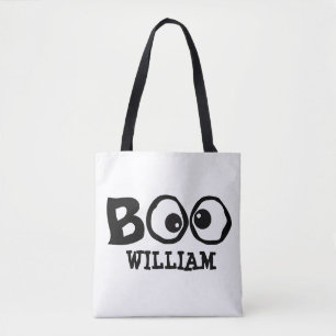 Halloween Bus eller godis Simple Whimsical Cute Bo Tygkasse