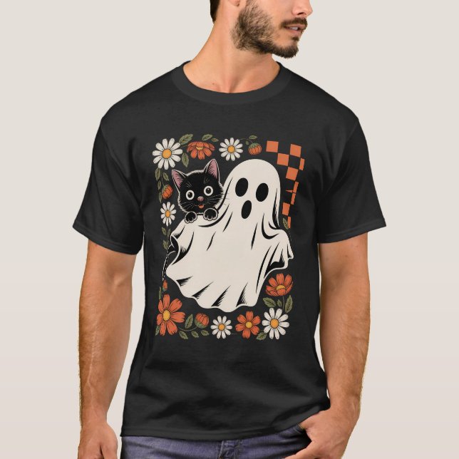 Halloween bus eller godis t shirt (Framsida)