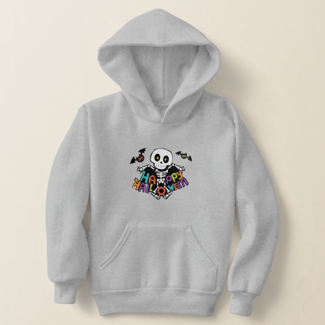 Halloween bus eller godis t shirt (Laydown)