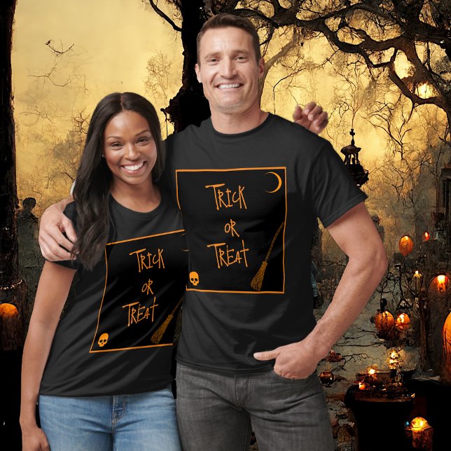 Halloween Bus eller godis T Shirt (Skapare uppladdad)
