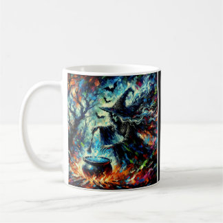 Halloween Bus eller godis Tote Bag - Dubbla Sided Kaffemugg