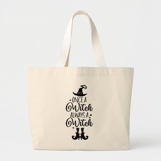 Halloween Bus eller godis Tote Bag Jumbo Tygkasse (Framsidan)