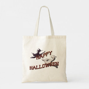 Halloween Bus eller godis Tygkasse