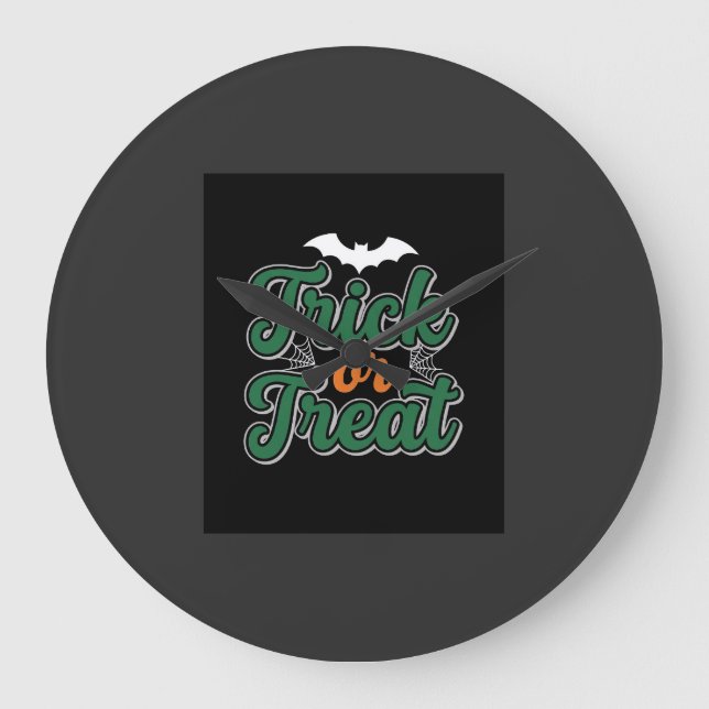 Halloween Bus eller Gods Bat Webbdesign_1 Stor Klocka (Framsida)